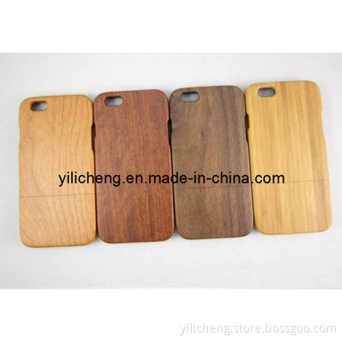 for iPhone6 Wooden Cover Made in China, Several Natural Wood Bamboo Materials Can Choose